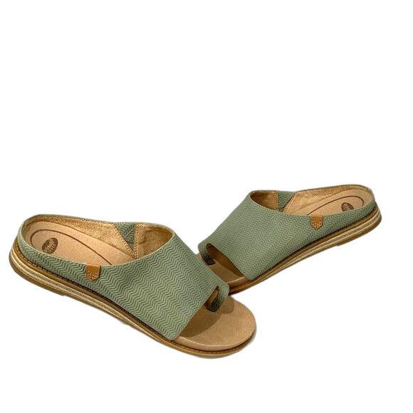 Dr. Scholls KATE Toe Loop Mule Sandals Sage Green Slip ons Size 7M - Picture 4 of 8
